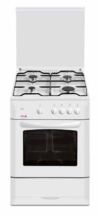 Gas cookers 4CFM-64GB 920110453 EAN-13: 8413880139692 6CF-56GSB 920111087 EAN-13: 8413880164182 5CH-56GSF B 920111041 EAN-13: 8413880156163 Electronic ignition Traditional gas oven Thermopar safety