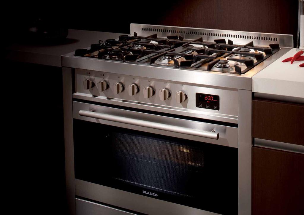 Now you can impress with both your cooking and your cooker. Blanco make an eye-catching centre piece in any kitchen.