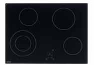 667 60cm Induction hob with touch zone induction in sizes ceramic ANTHRACITE 67 Touch control