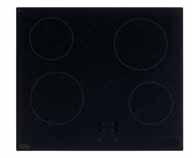 hob with rotary zone induction in sizes ceramic Side rotary control 9 power levels plus boost