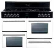 Tall fanned electric LED zone induction hob SILVER 079 BLACK 078 SILVER 08 BLACK 08