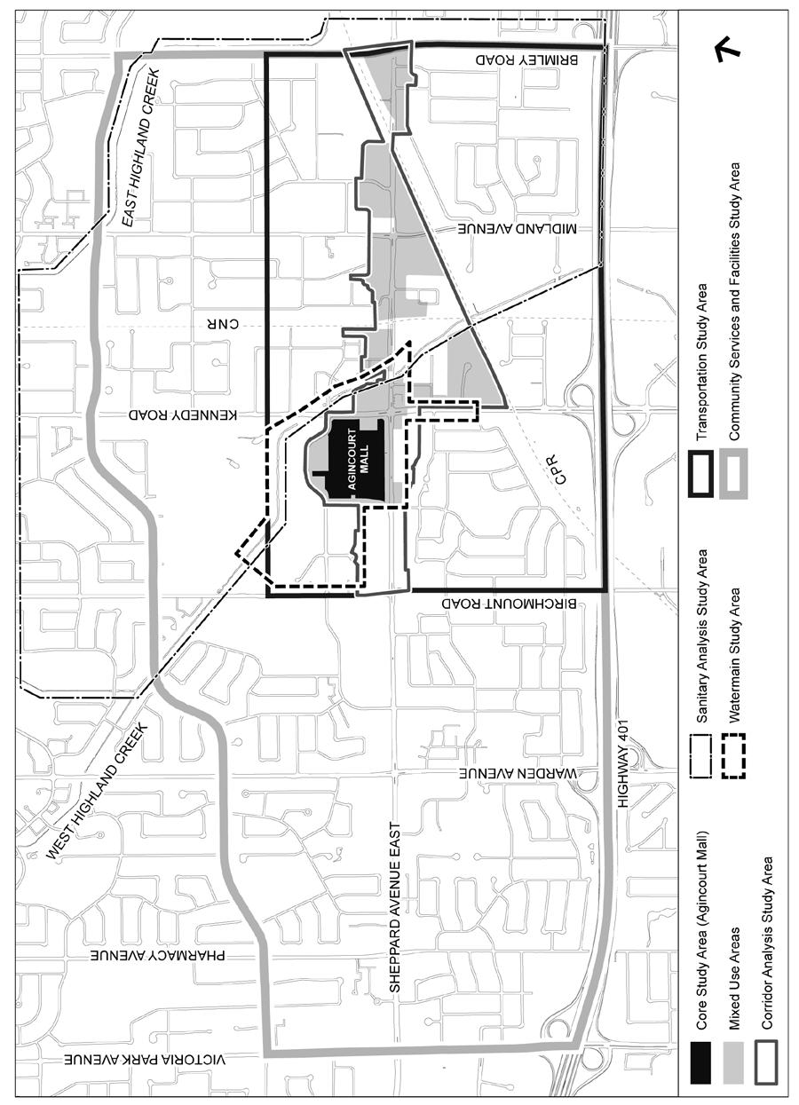 Attachment 2: Agincourt Mall Planning Framework Review Areas of Influence