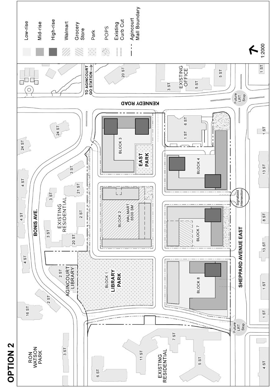 Attachment 11: Option 2 Core Study Area (Agincourt Mall Site) Staff