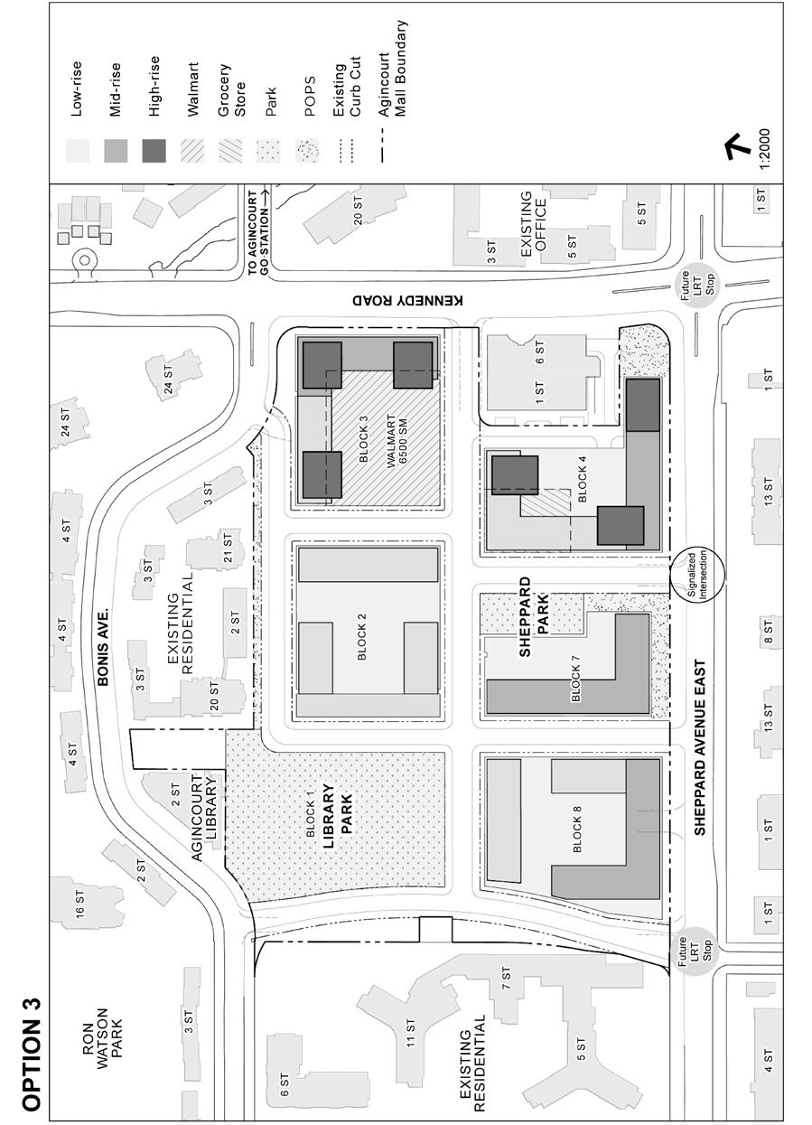 Attachment 12: Option 3 Core Study Area (Agincourt Mall Site) Staff