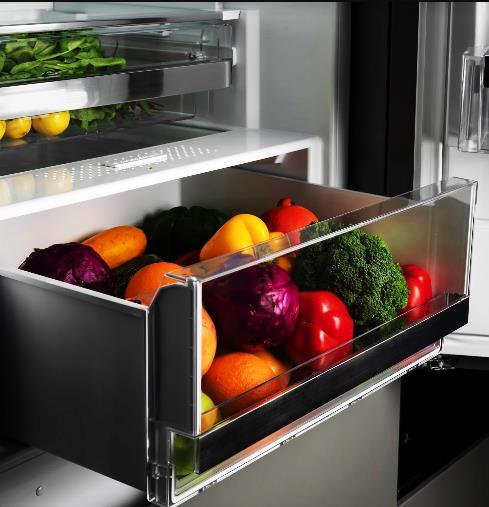 Store fruits, vegetables and dairy products at right temperature and at a right humidity level.