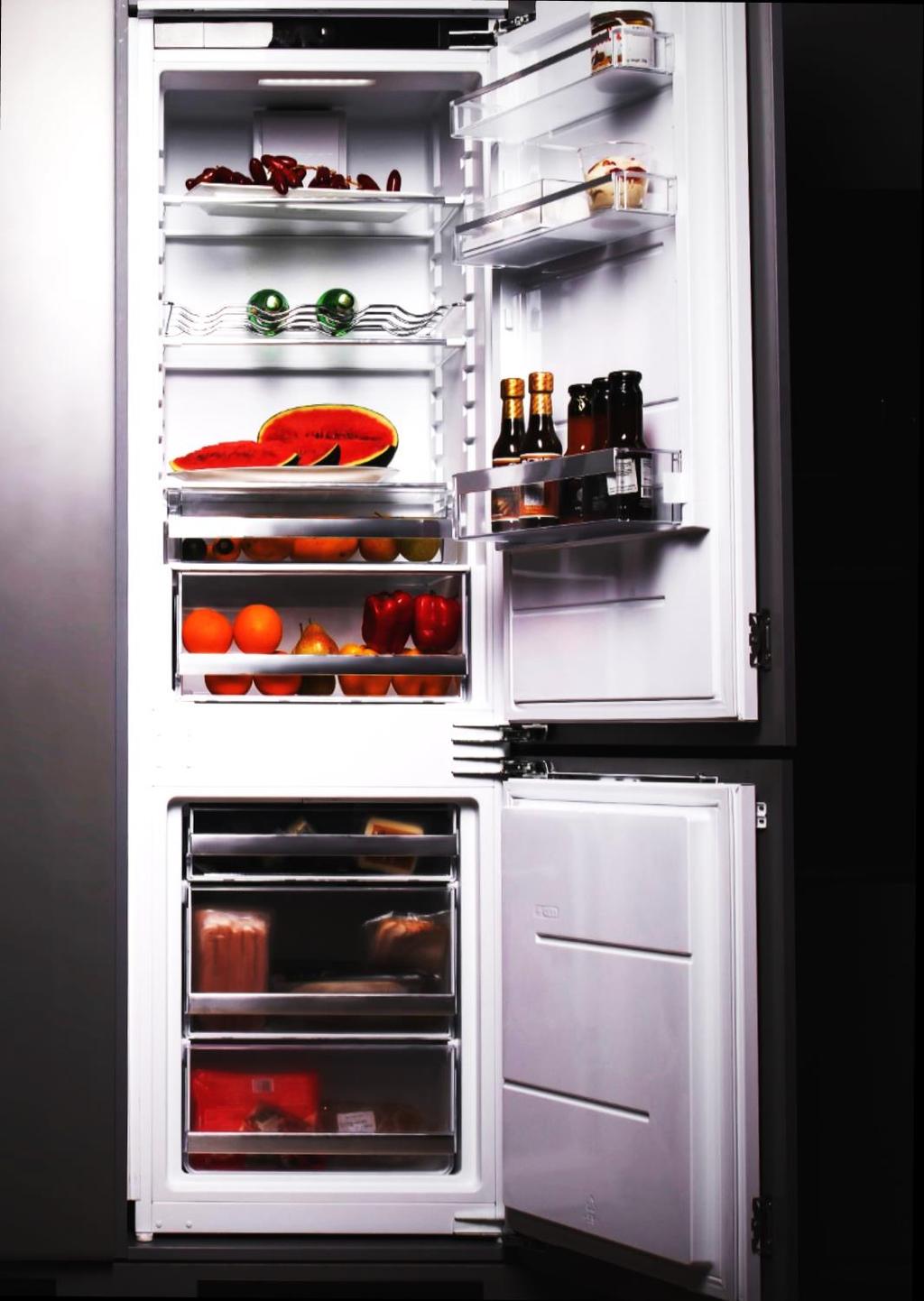 Twin Cooling Technology The temperature variance in a fridge and a freezer is more than 23 o C.