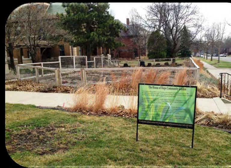 POLICY OPPORTUNITIES: DESIGNING COMMUNITY GARDENS Gardening Structures Ensure local zoning codes allow semi-permanent and permanent gardening structures, including raised beds, tool sheds, fences,