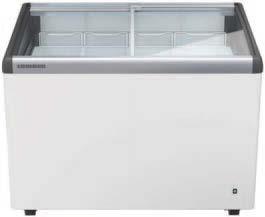 Impulse sales chest freezers Impulse sales chest freezers EFI 3553 EFI 2853 EFI 2153 EFI 1453 34 / 25 litre 1255 / 68 / 825 113 / 535 / 656 26 kwh R 29 52 db(a) 1 C to 24 C curved glass slide-lid /