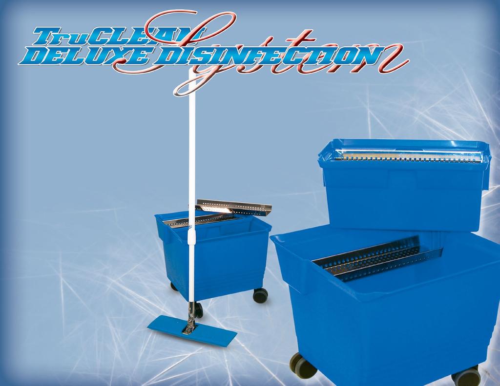 10 TruCLEAN II Wringer Precisely controls moisture content of mop heads. Unique Stainless Steel wringer with vertical configuration. Ergonomic Wringer Handle Requires less force to wring out mop.