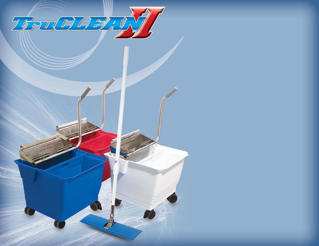 TruCLEAN Mop Frame 36 Liter Bucket Compact Flat Mopping System No.