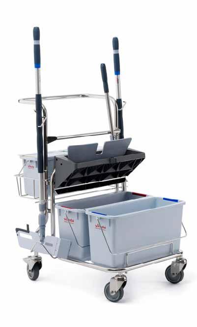 CONTROLLED ENVIRONMENT // Controlled Environment Trolleys Handle Holders Support Bars Frame Holders Two stainless mop