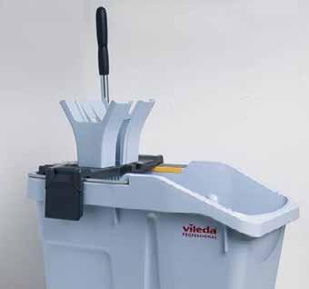 UF Bucket with Casters, US Wringer, US Frame and 1 MicroPlus Mop 21 x 14.
