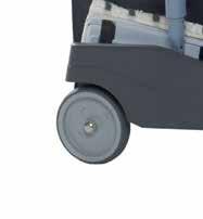i.e. paper (Optional) Large rear casters (fixed) for