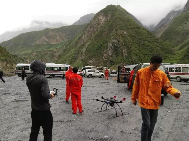 Case three: Landslide rescue Sichuan Maoxian landslide on June 24 th,2017; Real time scene