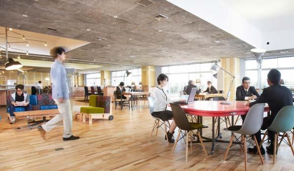 Park: Japan's largest coworking space KOIL Factory: A digital manufacturing workshop complete with 3D printers and other