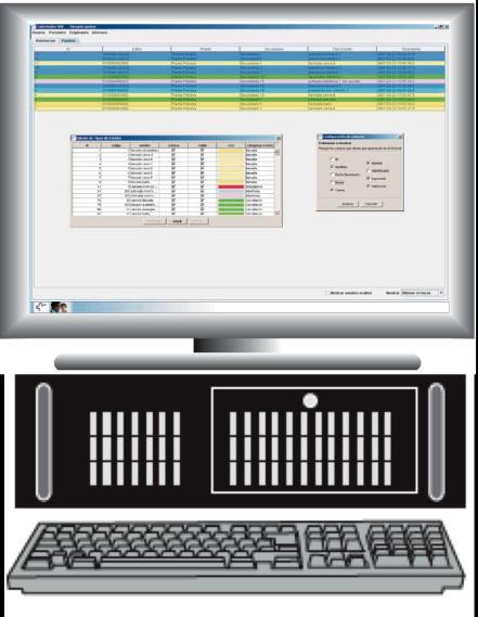 System equipment CONTROL AND MANAGEMENT MODULE UC-1000 Control of events Database