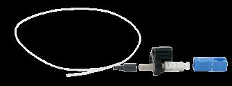 Fujikura FuseConnect Fujikura s FuseConnect is a splice-on, pre-terminated connector available in most common connector formats including MPO and suits 250µm, 900µm, 2mm and 3mm cord
