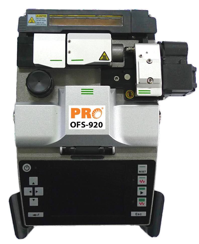 OFS-920 is compact, light and convenient and provides fast splicing result with and low