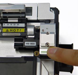 3) Operation Procedure (Fiber Stripper) 1 Open cover and set the holder containing