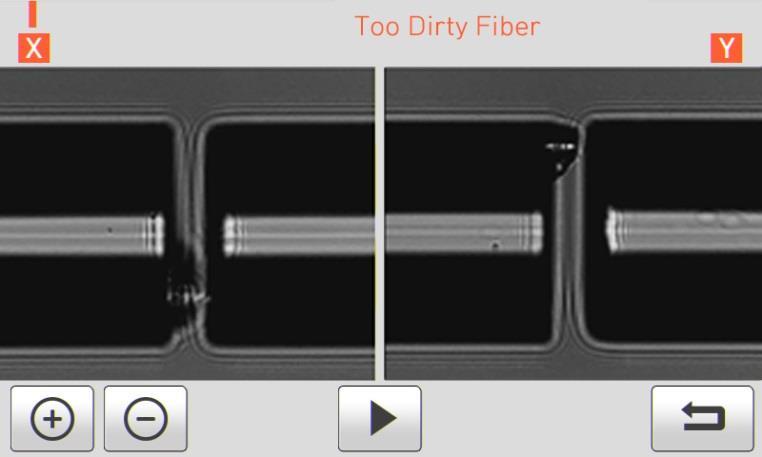 VII. Error message 7.1 Optical fiber is too dirty.