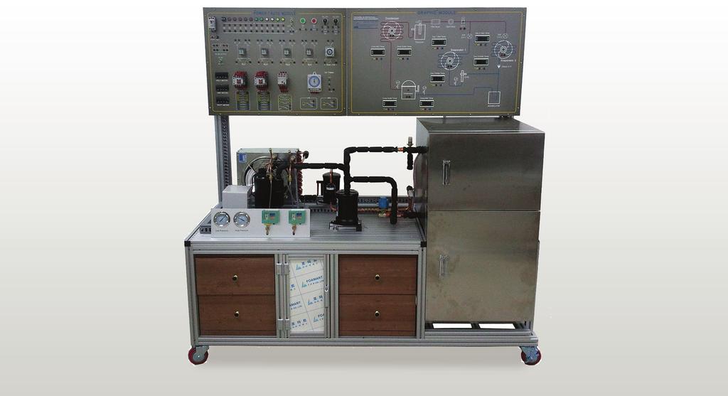 ED-5854 The experiment on temperature, pressure, defrosting automatic control and mechanical trouble in the automatic pressure control device The comprehension of principle to refrigerator and study