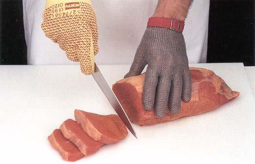 Wear cut-resistant gloves.