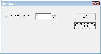 4.7. SETTINGS From here you can set the number of zones configured on a network.