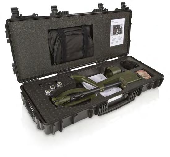 600 comes in a rugged transport case and can be equipped with