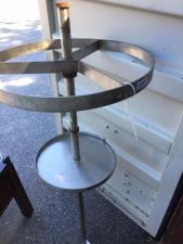 (2) 36" 10 105 74" spinning table mounted stainless