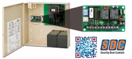 logic reduces need for communicating door and lock contacts and standalone relays Centralized wiring for locks, access controls, monitoring contacts and peripheral equipment provide easy