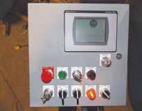 Motor Main Control Panel: Key Lock On/Off Switch Mushroom Type Maintained Emergency Stop Button Green Start Button Multi Cycle Timer Automatic Safety Retract Auto Manual Toggle Switch Full/Jam