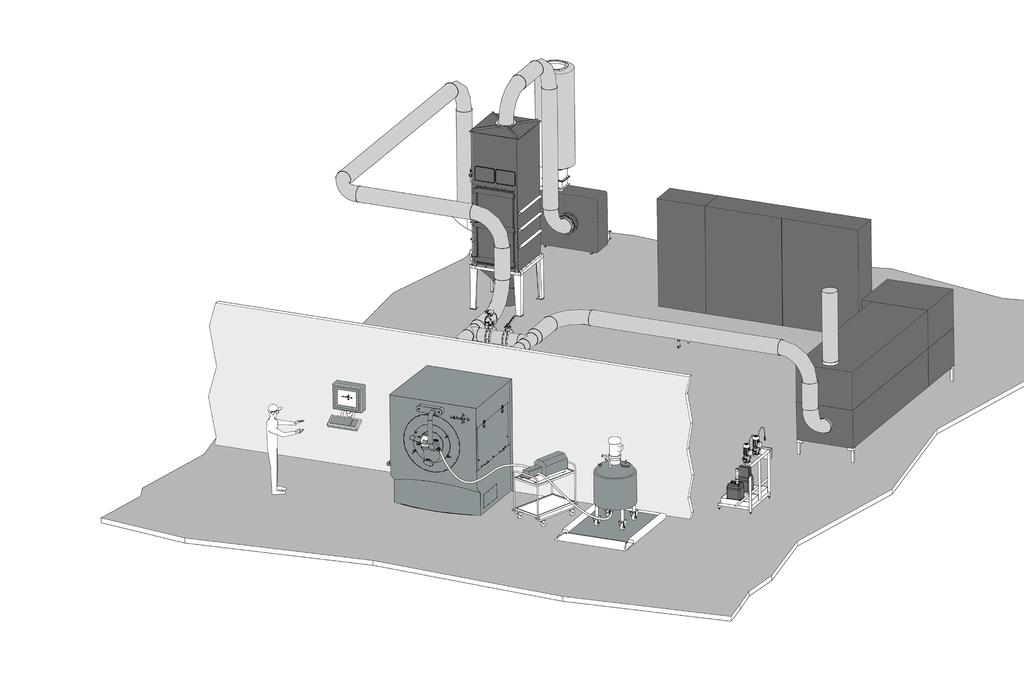 Components of the Coating Units Lödige Coating Units are individual, customised systems.