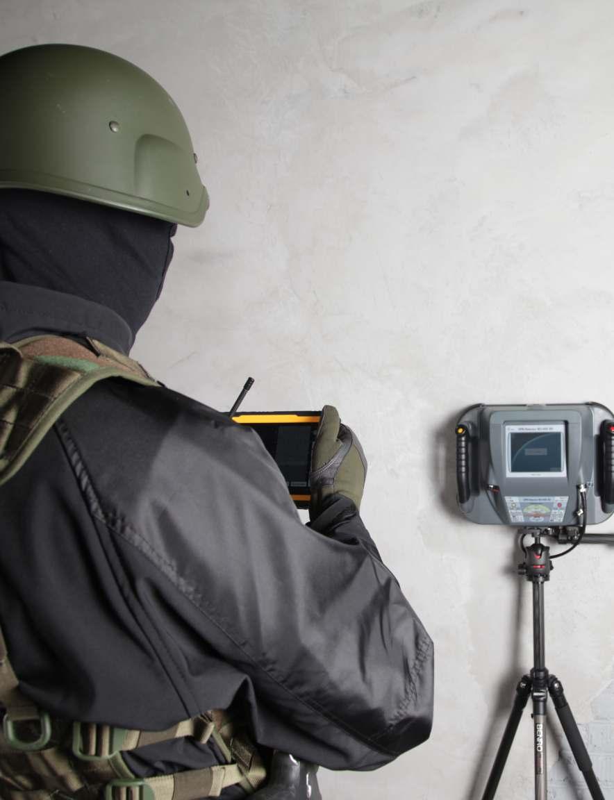 THROUGH WALL GPR-DETECTORS RO - 400 PO- 900 The GPR-Detectors is a portable and easy-to use GPR security solution, designed for locating moving people behind reinforced-concrete walls and multilayer