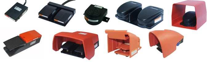 Industrial Foot Switches Variety of Choices for Industrial Applications.