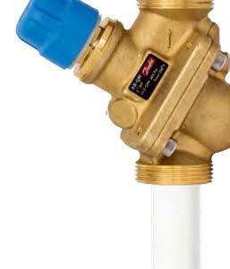 PERFECT CONTROL AND BALANCE WITH Danfoss developed the, a pressure independent temperature control valve.