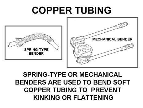 A mechanical bender is used for larger-diameter tubing and when a more accurate bend is required. These benders normally have a clip to hold the tubing while bending and a calibrated degree scale.