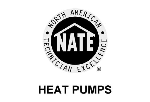 1. This refresher course covers topics contained in the HEAT PUMPS specialty section of the North American Technician Excellence (NATE) certification exam.