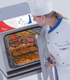 The EasyToUCH control board and Advanced Closed System (ACS) provide outstanding heat recovery when loading menu items during