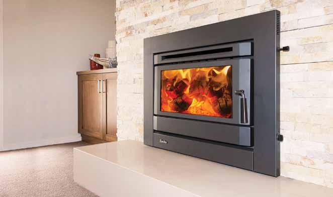 The Stockade is the medium to large woodheater with a powerful fan output or alternatively for those wishing to heat a smaller area, consider the robust Opal Insert which incorporates the same