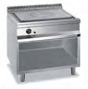 APRGS-89P APRGS-89FG Burners 1 1 Open stand * - Gas oven, 540x700x300 mm - * Solid top power, kw 1x12 1x12