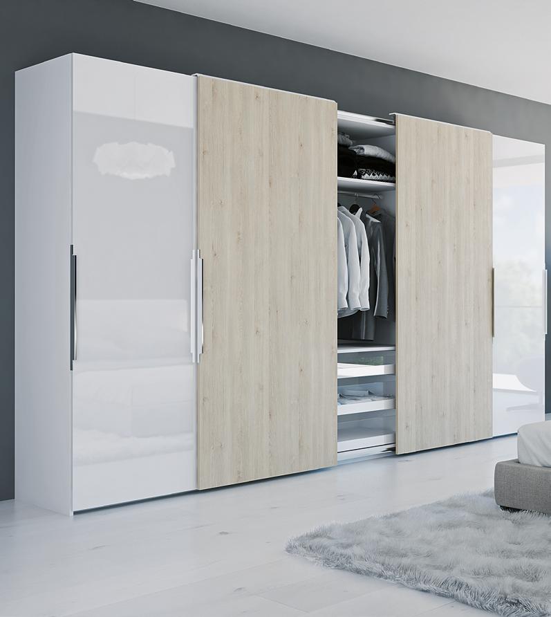 It makes things easy for its owner. Both cabinet doors open and close together with a single hand motion.