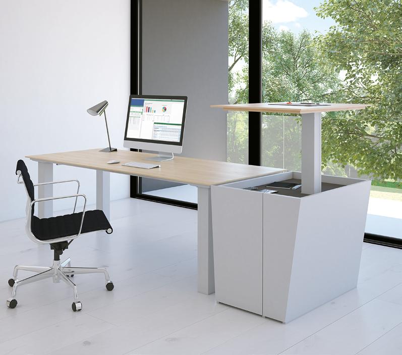 1 THE PERFECT OFFICE The office leaves the freedom for individual design entirely to the taste of the user.