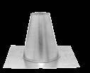 Tall Cone Roof Flashing 16 Use to weather proof the penetration