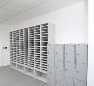 A comprehensive range of filing and storage solutions are available.