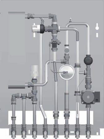 0,1 bar differential pressure for the circuit 510 l/h Domestic hot water in Continous flow system Maximum temperature/ pressure stage 90 C/ PN 10 Output at the tap at primary