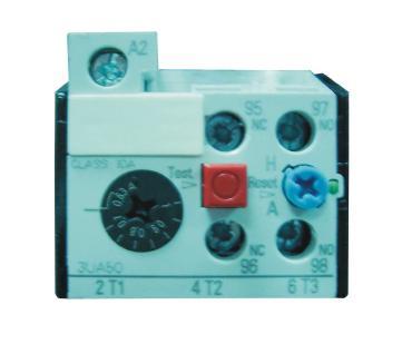 2.6 Main Electrical Components Description Overload Relay At delivery, the overload relay is set for manual reset. (the reset button pointing to H).