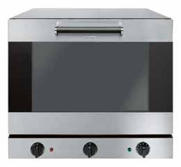 Trays 435x320mm ALFA43GH - 4 Trays, Electromechanical, Humidified, Grill function Trays 435x320mm ALFA43X - 4 Trays, Electromechanical CONVECTION OVENS Enamelled cooking chamber Enamelled cooking
