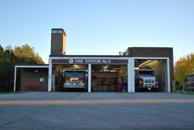 Station 3-285 Pelham Rd Build Date: 1958 Approximately 58 years-old A Single Story building built for Grantham Township preamalgamation Designated Technical Rope Rescue Hall Industrial, Decew Falls