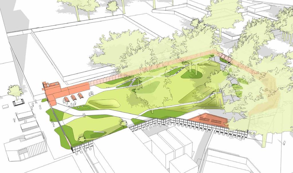 Illustrative plan and phasing Access to New Kent Road Plot H4 Phase 1 The first phase of the park includes the construction of western half of the Park adjacent to Castle Square. This will deliver 0.
