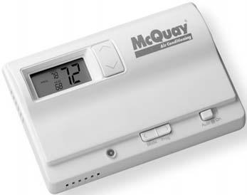Accessories Programmable Electronic Thermostat Two-Stage Heat/Two-Stage Cool, 7-Day Programmable Figure 32: McQuay Part No.